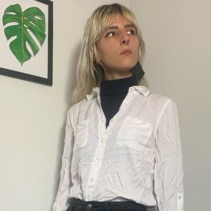 Dickey / False Shirt / False Collar in INDIGO BLUE